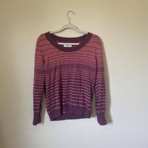 Pink and Purple Striped Sweater